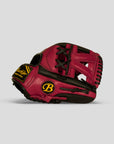 Core 11.25" Baseball Black/Red Japanese Pattern Infielder Glove