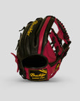 Core 11.5" Baseball Black/Red Japanese Pattern Infielder Glove