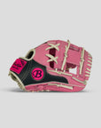 Junior Select Pro 11.5" 8U-11U Baseball Navy/Pink Infielder Glove