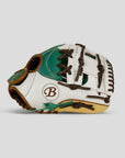 Junior Select Pro 11.5" 8U-11U Fastpitch White/Teal Infielder Glove