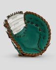 Junior Select Pro 12.5" 8U-11U Fastpitch White/Teal First Base Mitt