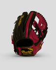 Core 11.25" Baseball Black/Red Japanese Pattern Infielder Glove