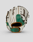 Junior Select Pro 11.5" 8U-11U Fastpitch White/Teal Pitcher's Glove