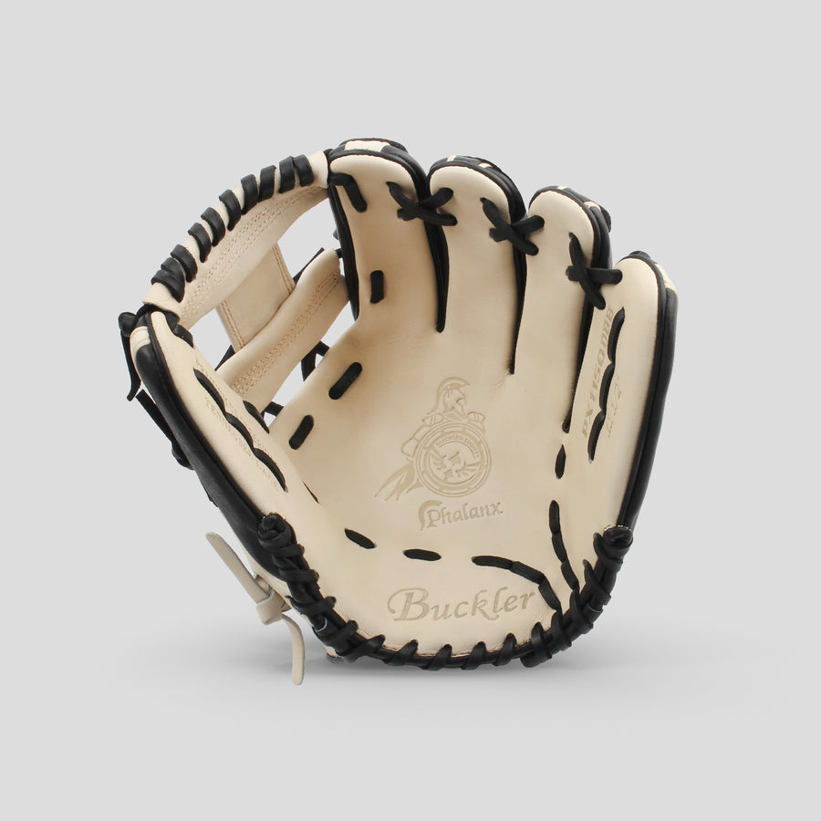 phalanx gear Phalanx 11.5" Baseball Beige/Black Infielder Glove Dual Welting