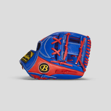 Matrix 11.5" Baseball Royal Blue/Red Infielder Glove Dual Welting